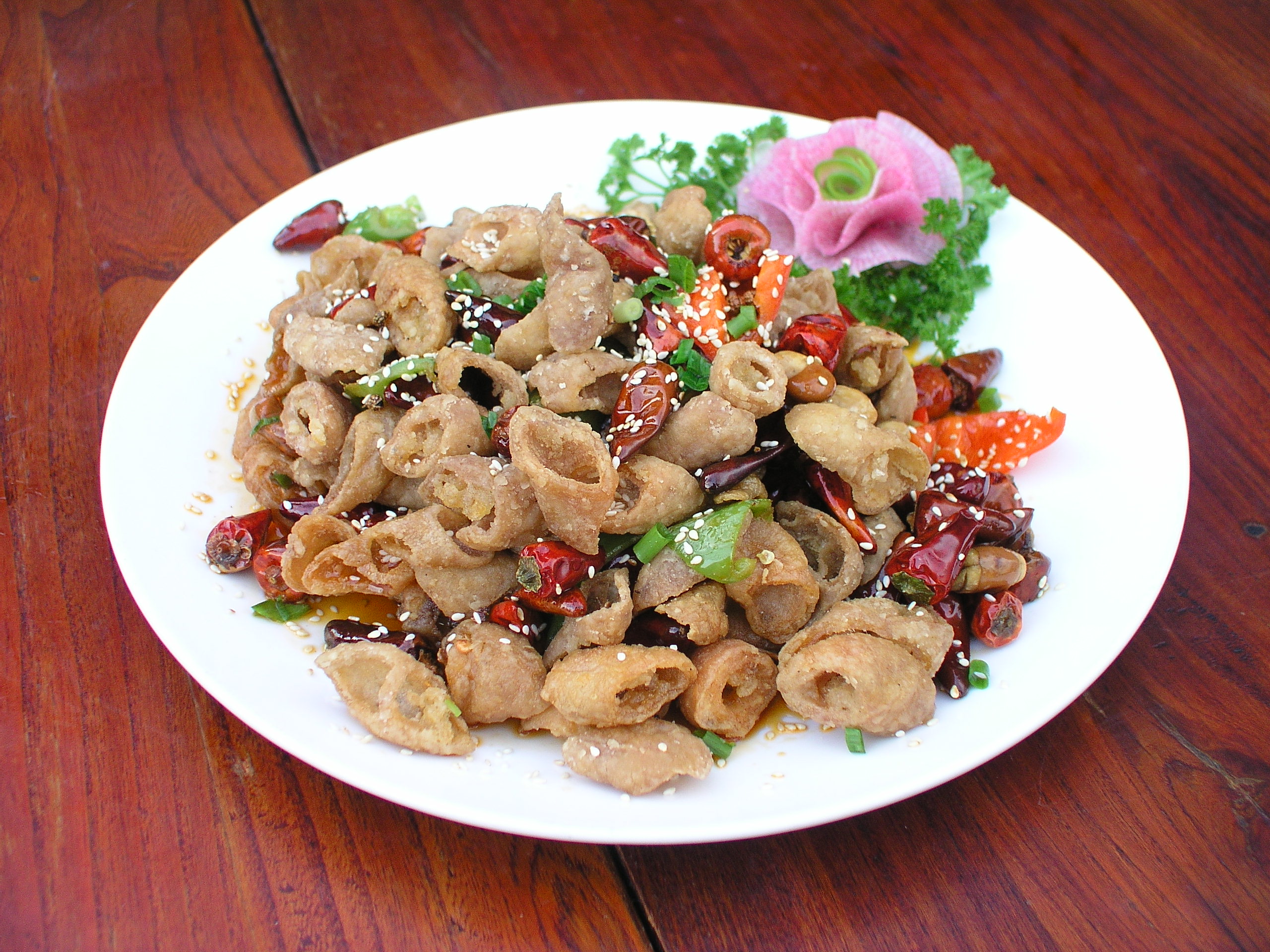 馋嘴肥肠美食高清摄影图素材