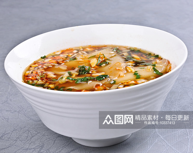 酸汤饺子皮美食高清摄影图素材