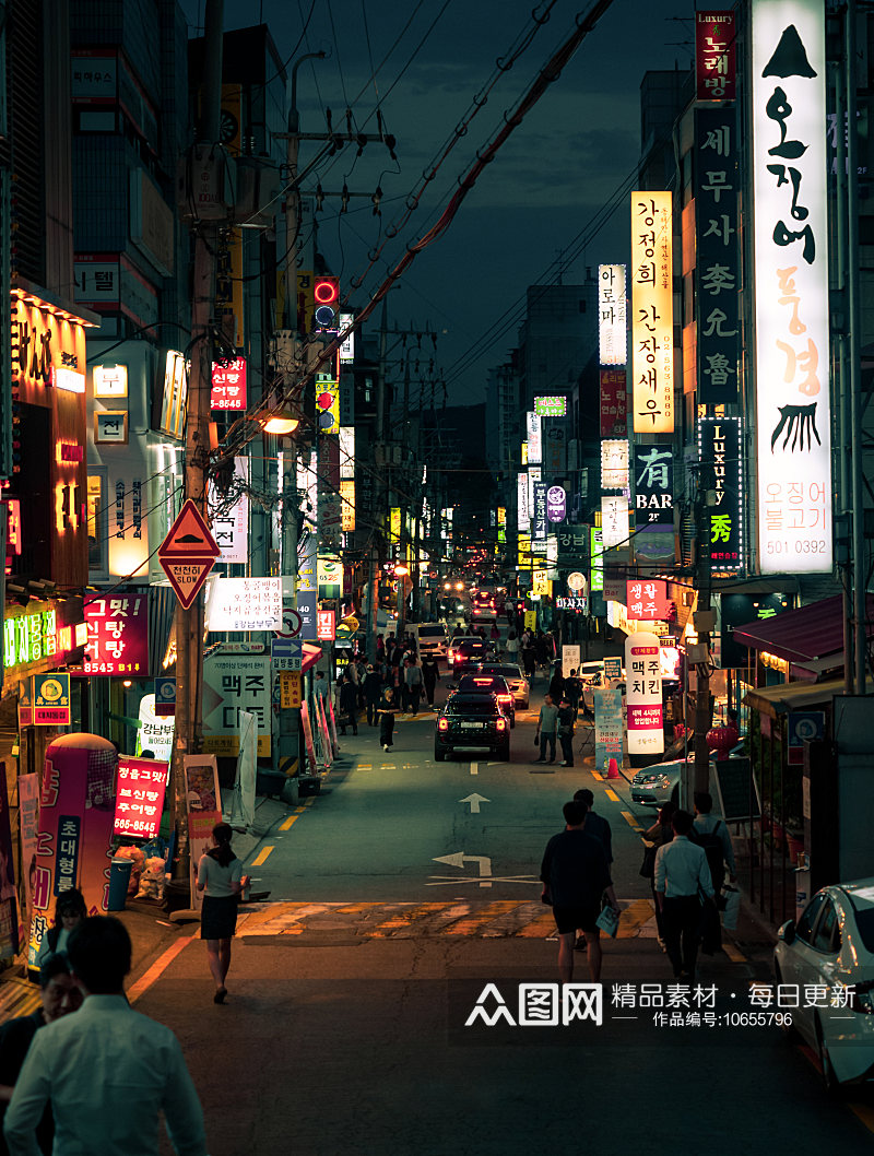 韩国首尔风景建筑摄影素材