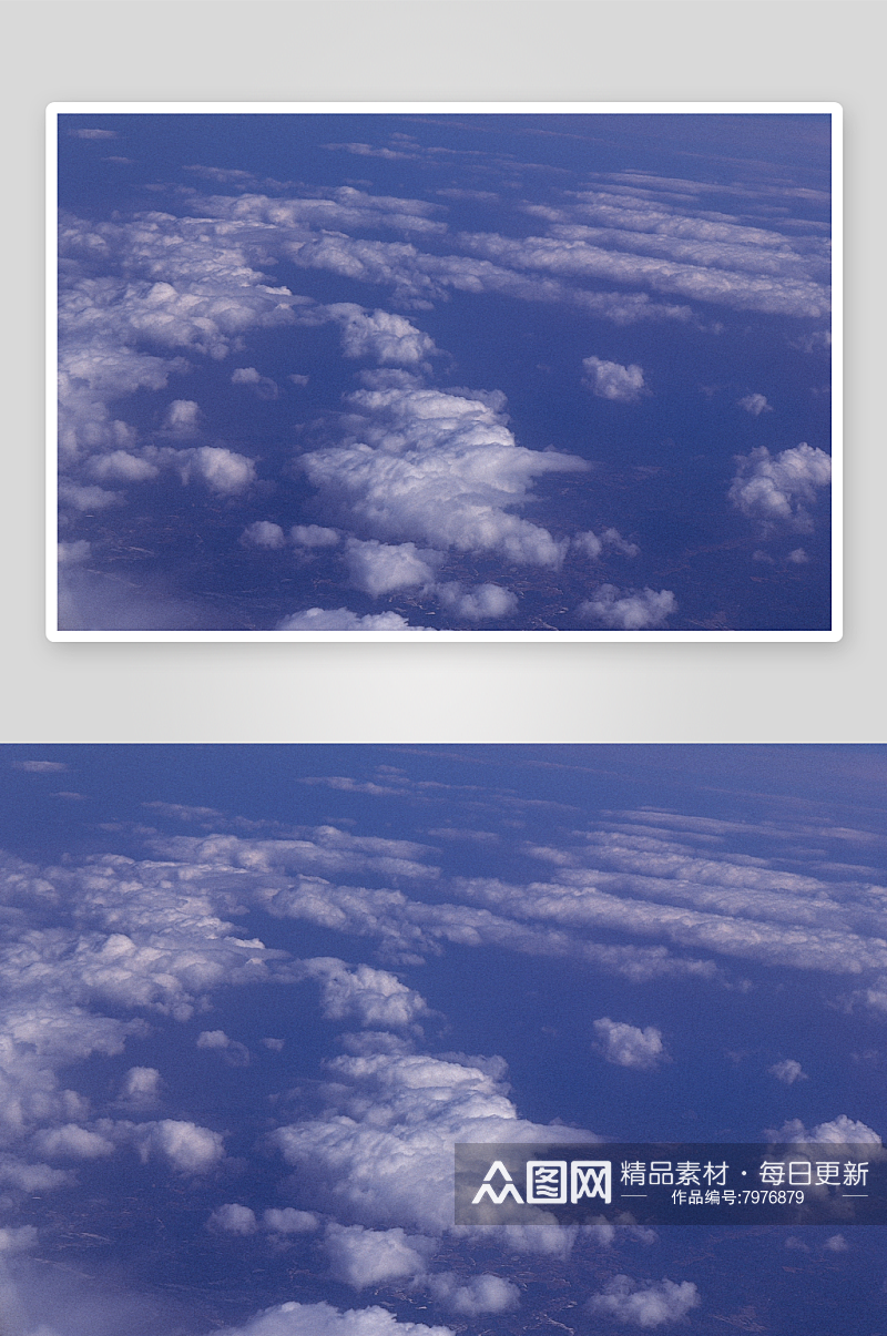 蓝天白云图片背景图素材
