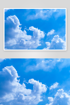 蓝天白云拍摄摄影图