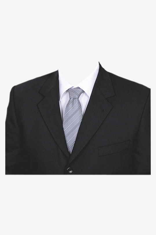 男士西裝制服模板免扣