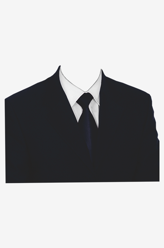 男士西裝制服模板免扣圖片