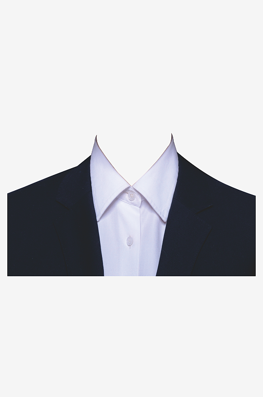 男士西裝制服模板免扣