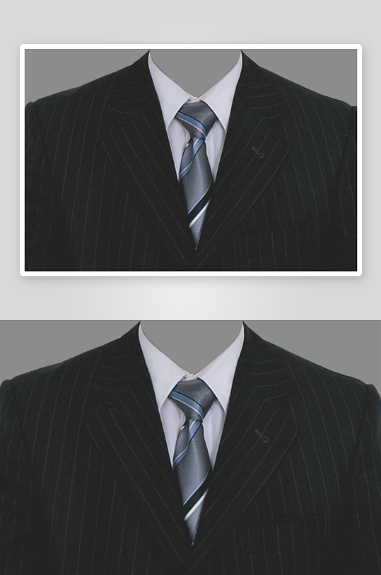 男士西裝制服免扣背景元素