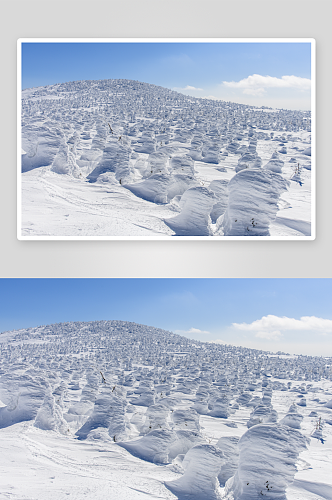 山顶风光山顶雪山风光高清摄影图