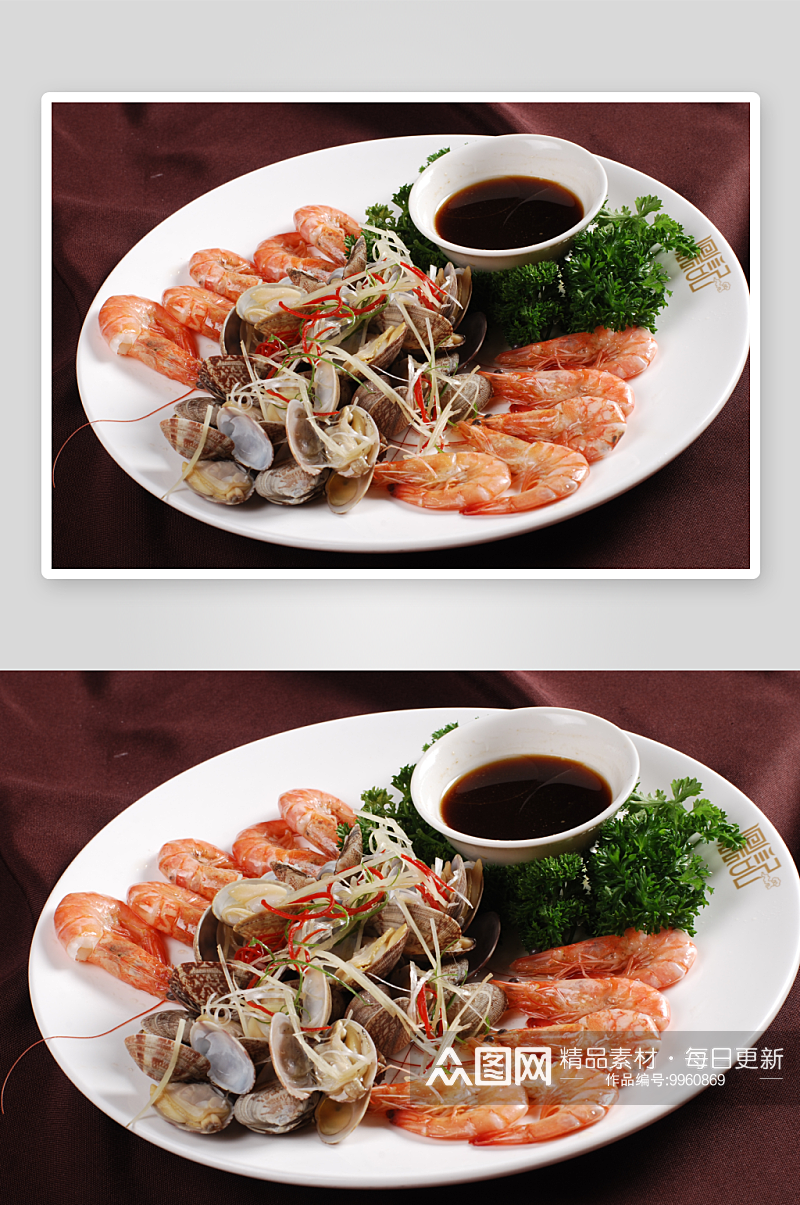 海鲜类美食高清摄影素材