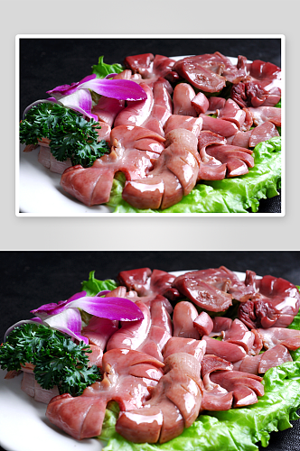 猪脆肠美食高清摄影图