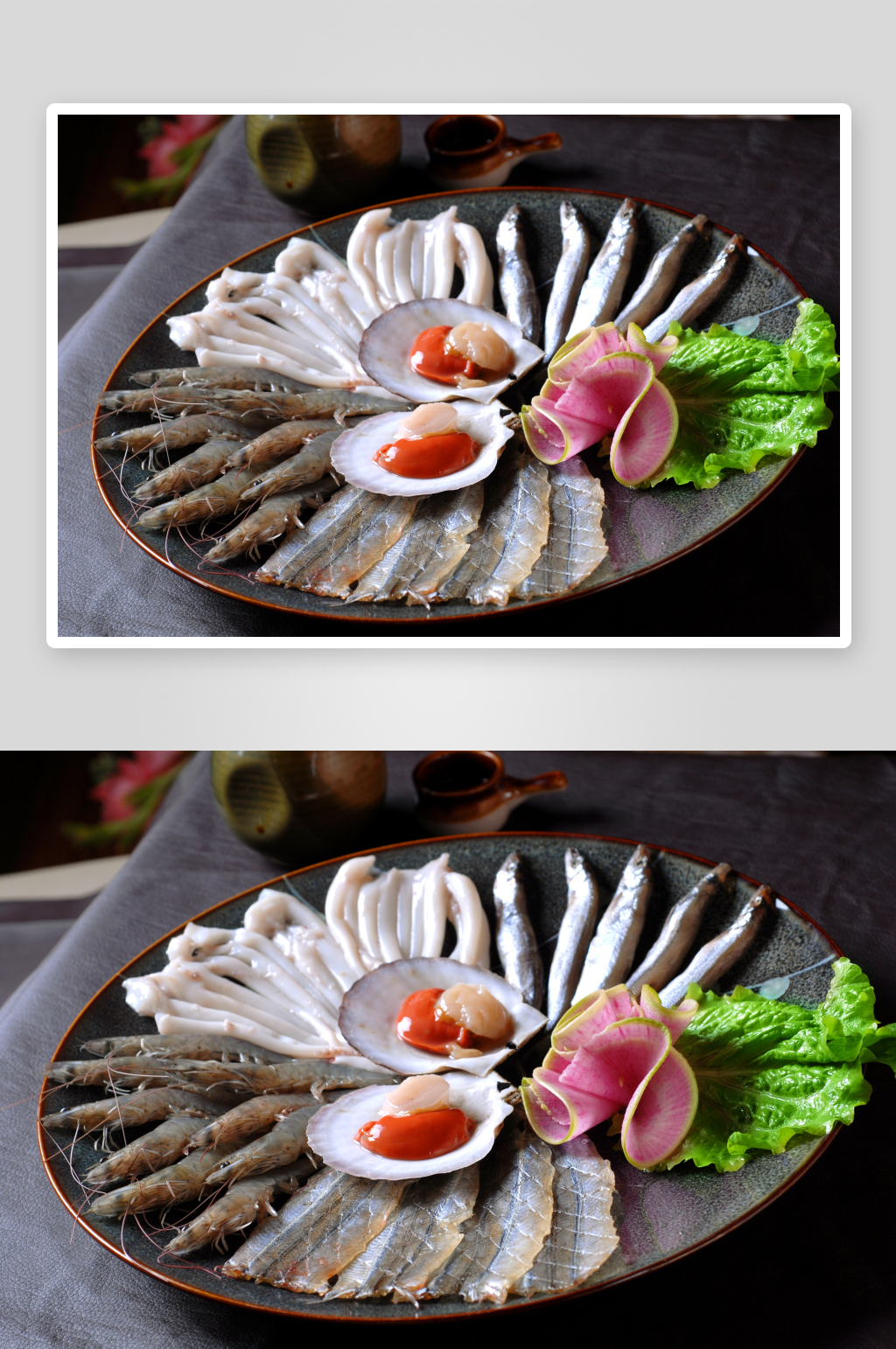 海鲜拼盘海鲜美食高清摄影图素材
