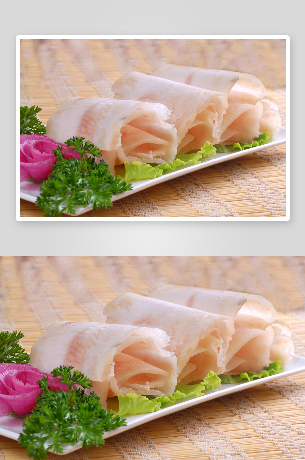 鱼片海鲜美食高清摄影图素材