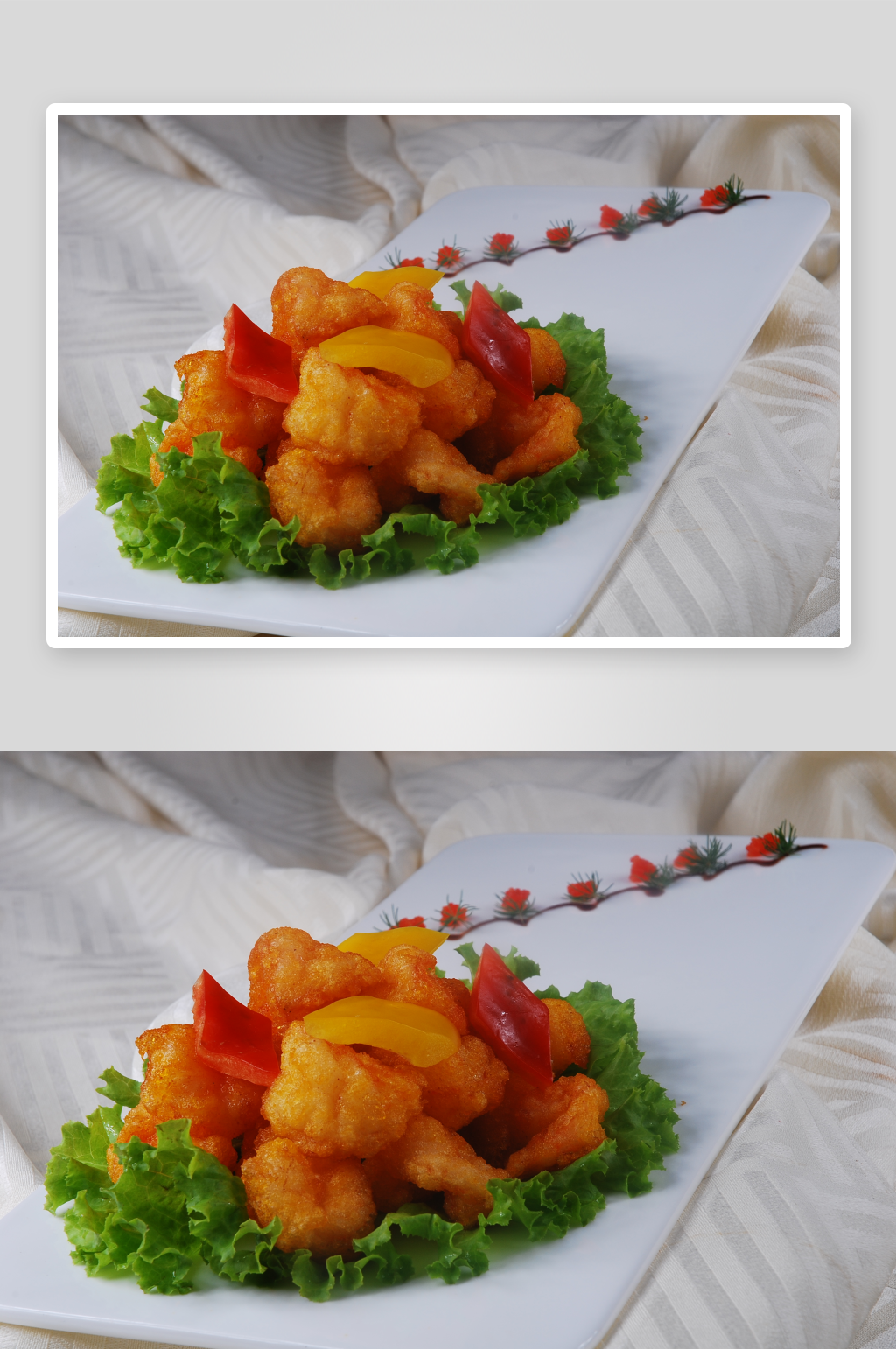 群英兰花虾高清摄影图素材