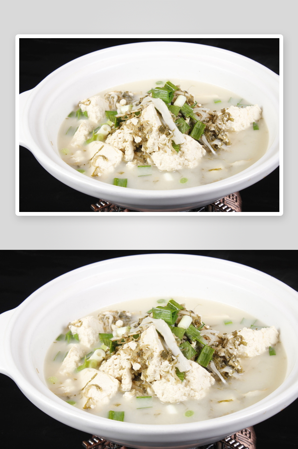 冬菜烧豆腐高清摄影图素材