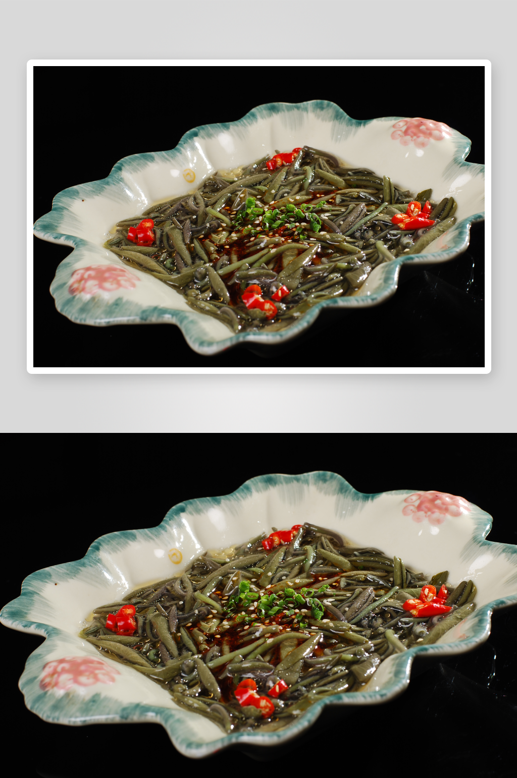 酸辣莼菜高清摄影图素材