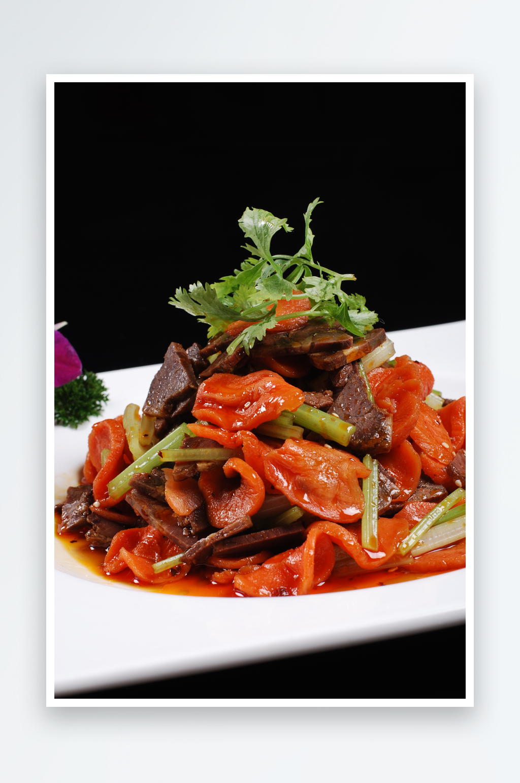 红参牛肉高清摄影图素材