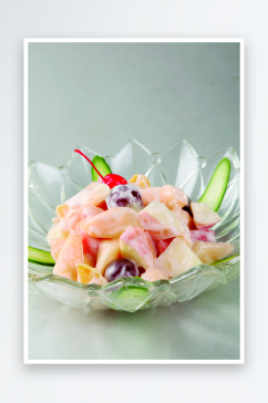 什锦水果沙拉4高清摄影图