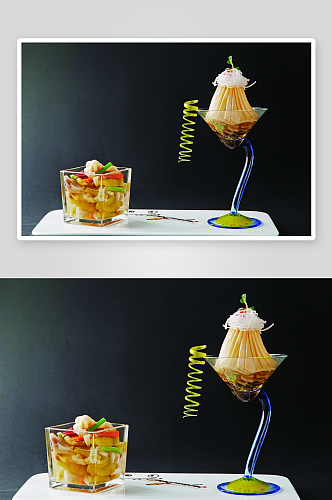 捞汁鲍鱼拌坛子泡菜3高清摄影图