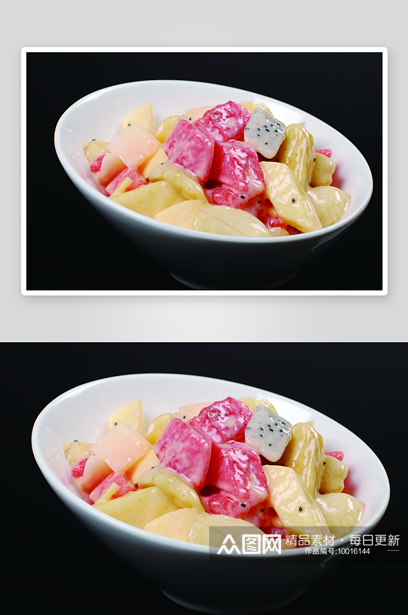 水果沙拉美食高清摄影图素材