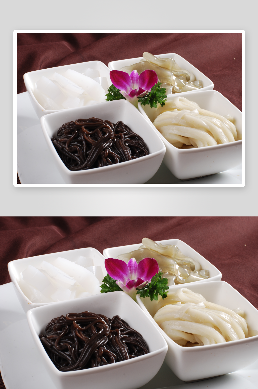 陕南四小拼美食高清摄影图素材