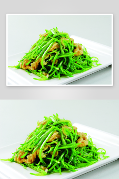 虾酱炒荷兰豆2美食高清摄影图