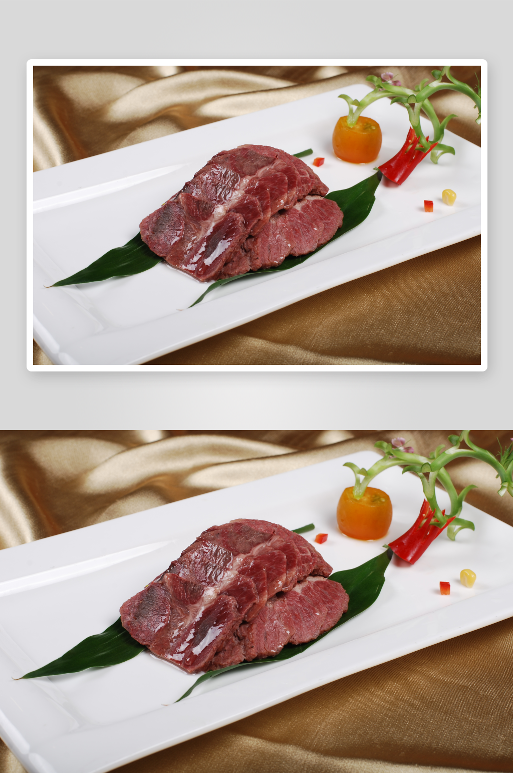 天山鹿肉美食高清摄影图素材