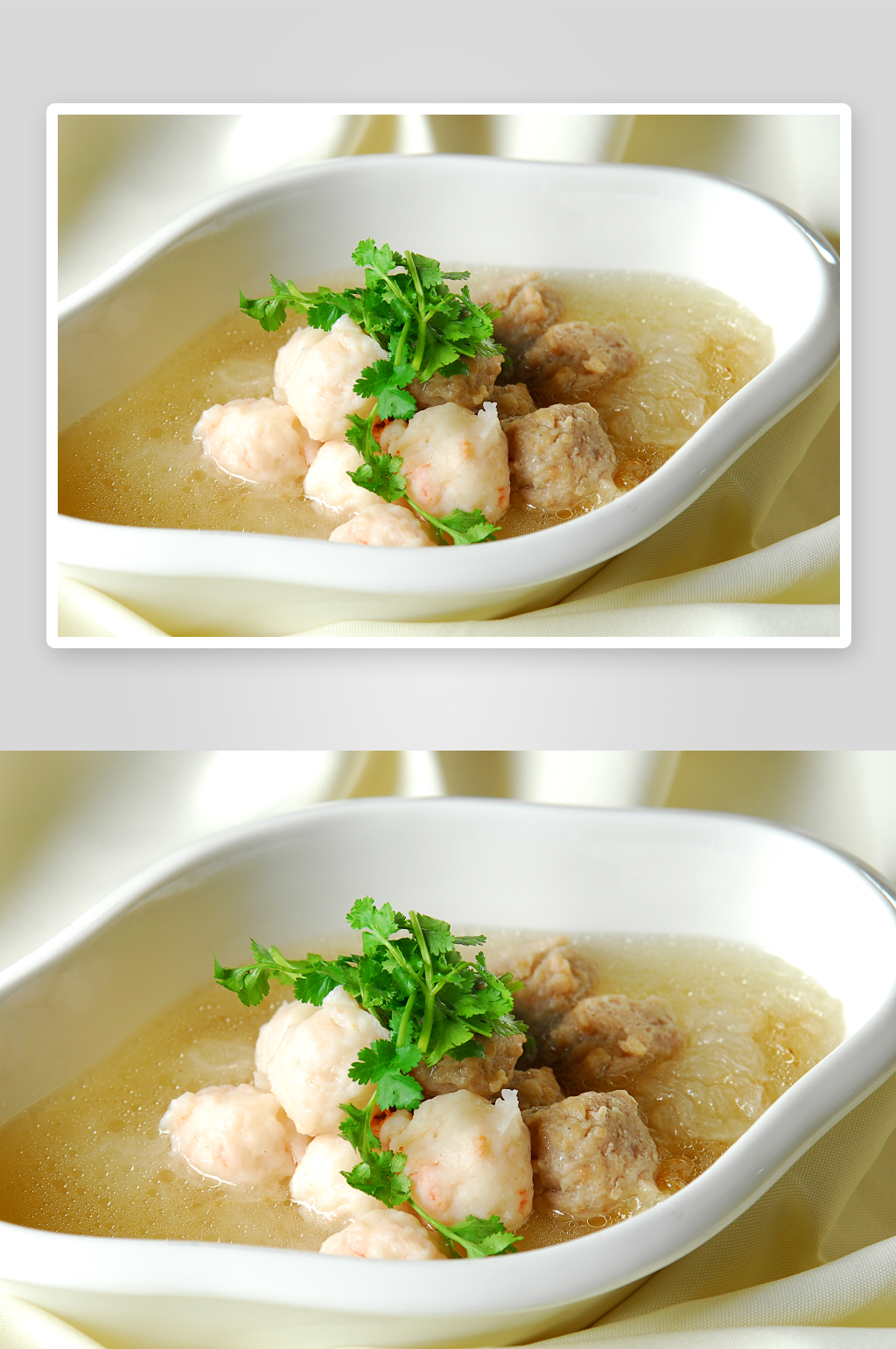 燕菜双丸美食高清摄影图素材