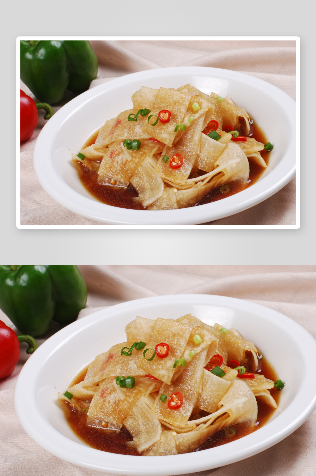 灯影萝卜皮美食高清摄影图素材