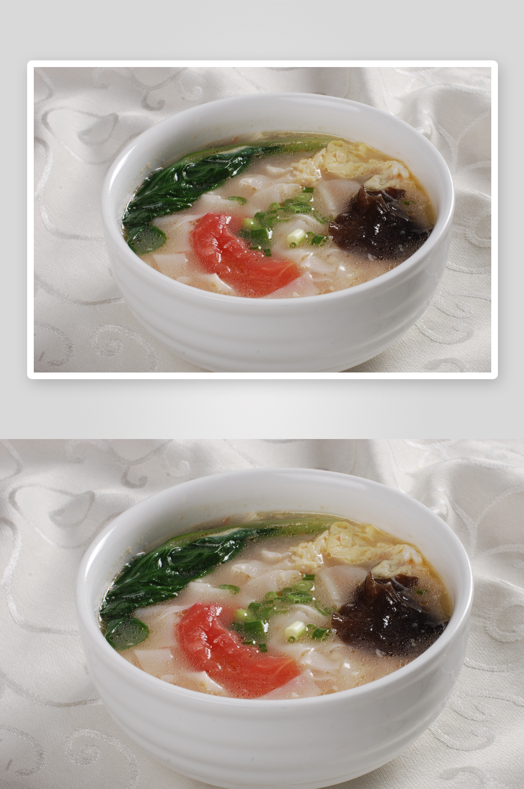 西红柿柳叶面美食高清摄影图素材