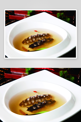 虫草炖辽参2美食高清摄影图