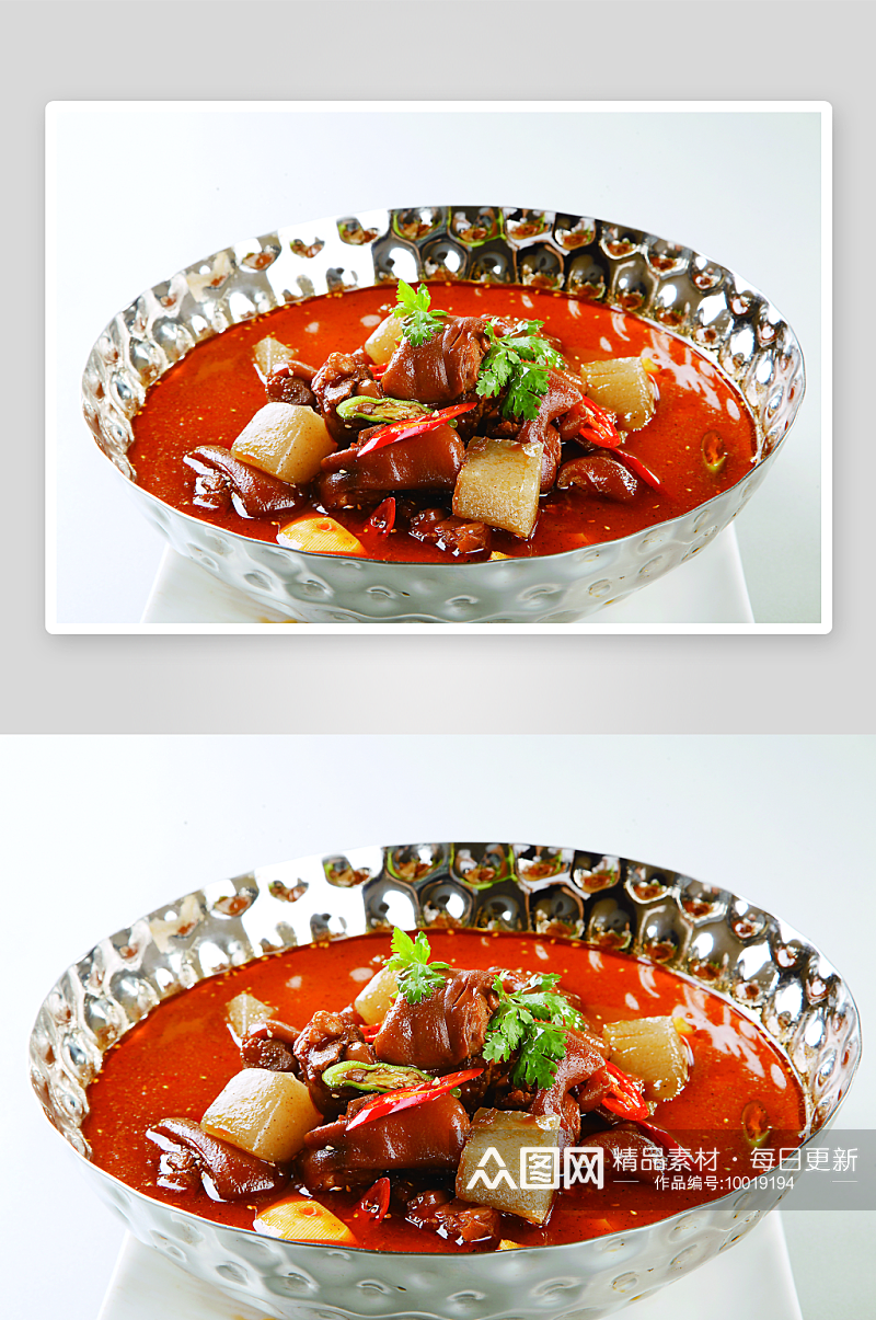 荆沙酱香猪蹄3美食高清摄影图素材