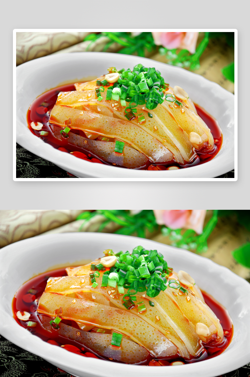 酸甜凉皮例凉菜美食摄影图素材
