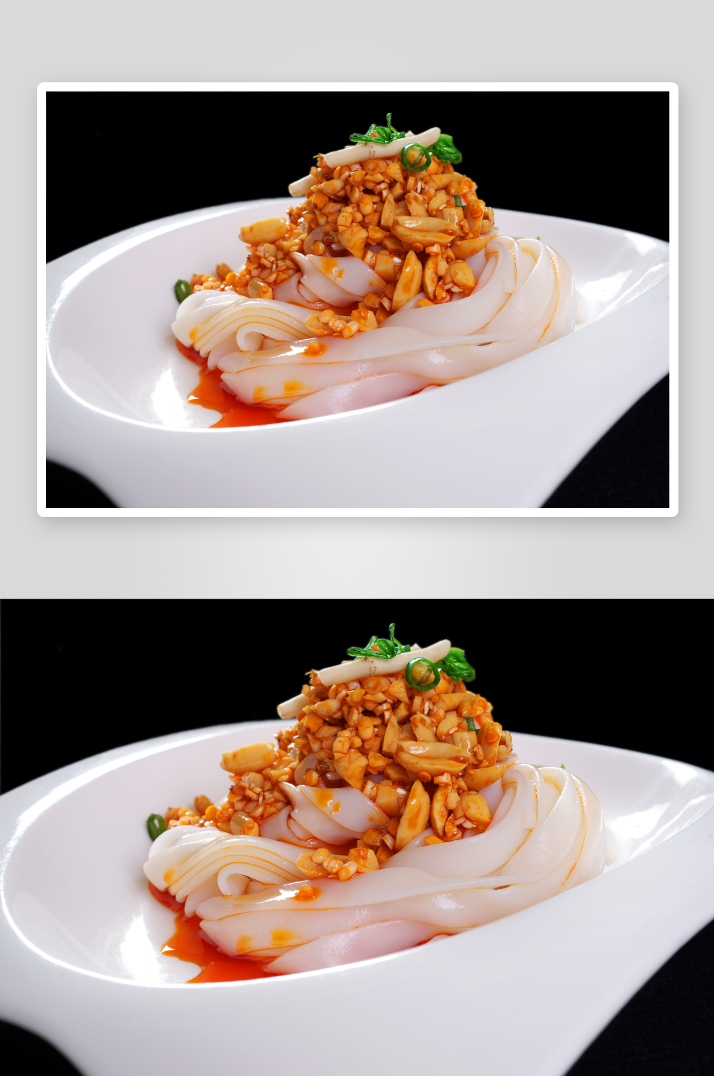 野菜蒸粉凉菜美食摄影图素材
