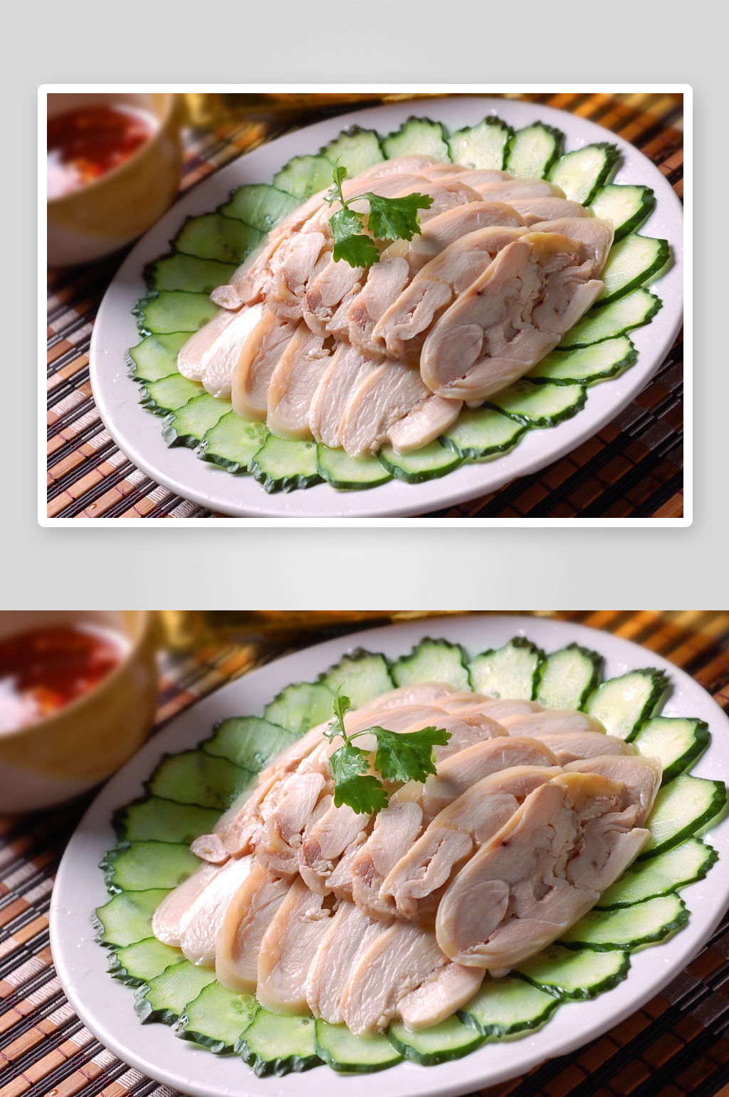 水晶兔凉菜美食摄影图素材
