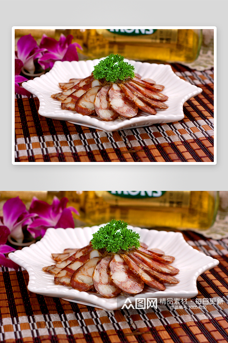 川味香肠凉菜美食摄影图素材