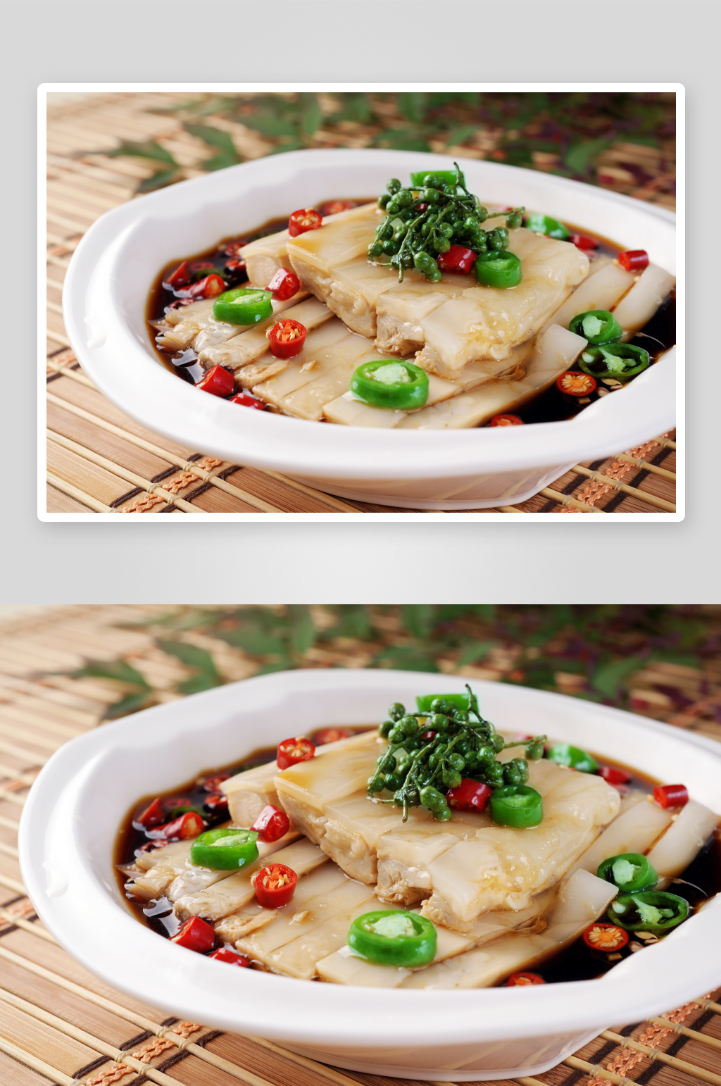 鲜椒仔兔凉菜美食摄影图素材