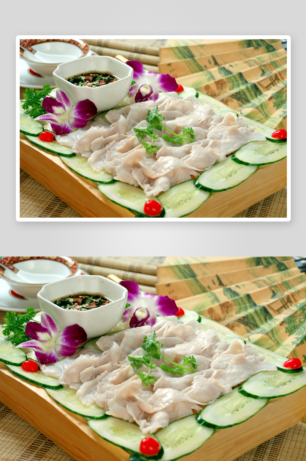 冰镇口口脆凉菜美食摄影图素材