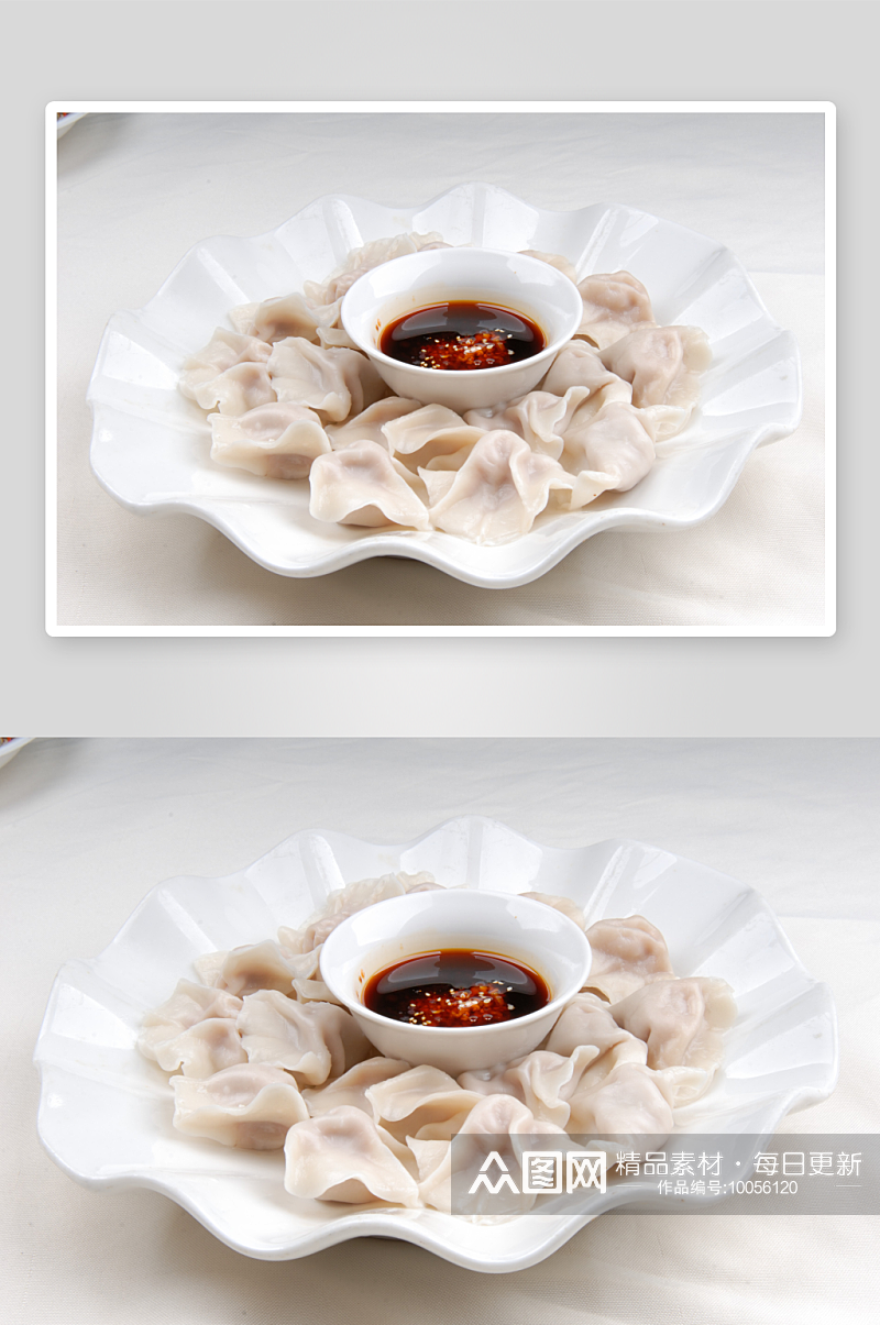 水饺煎饺美食高清摄影图素材