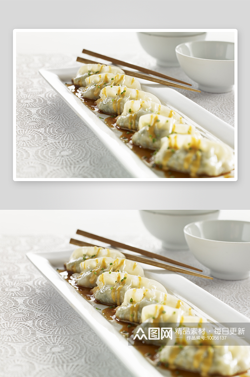 水饺煎饺美食高清摄影图素材