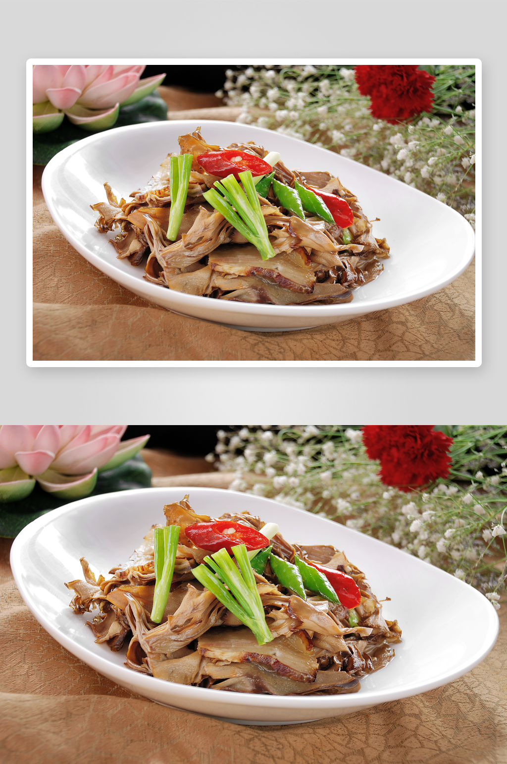 风吹肉干巴菌美食高清摄影图素材