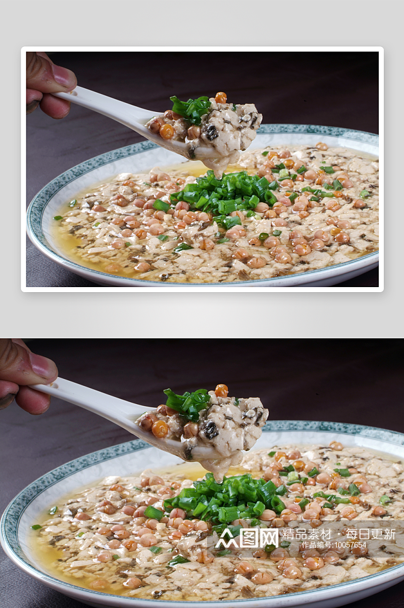 渔溪白油豆腐美食高清摄影图素材