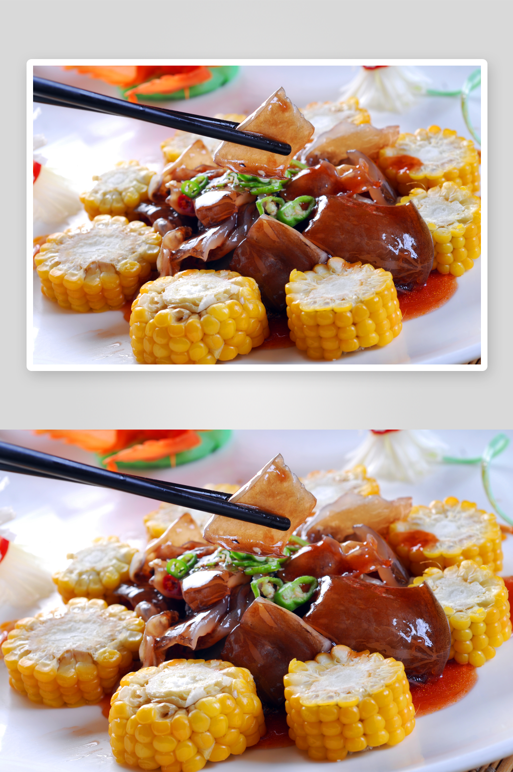 粗粮裙边美食高清摄影图素材