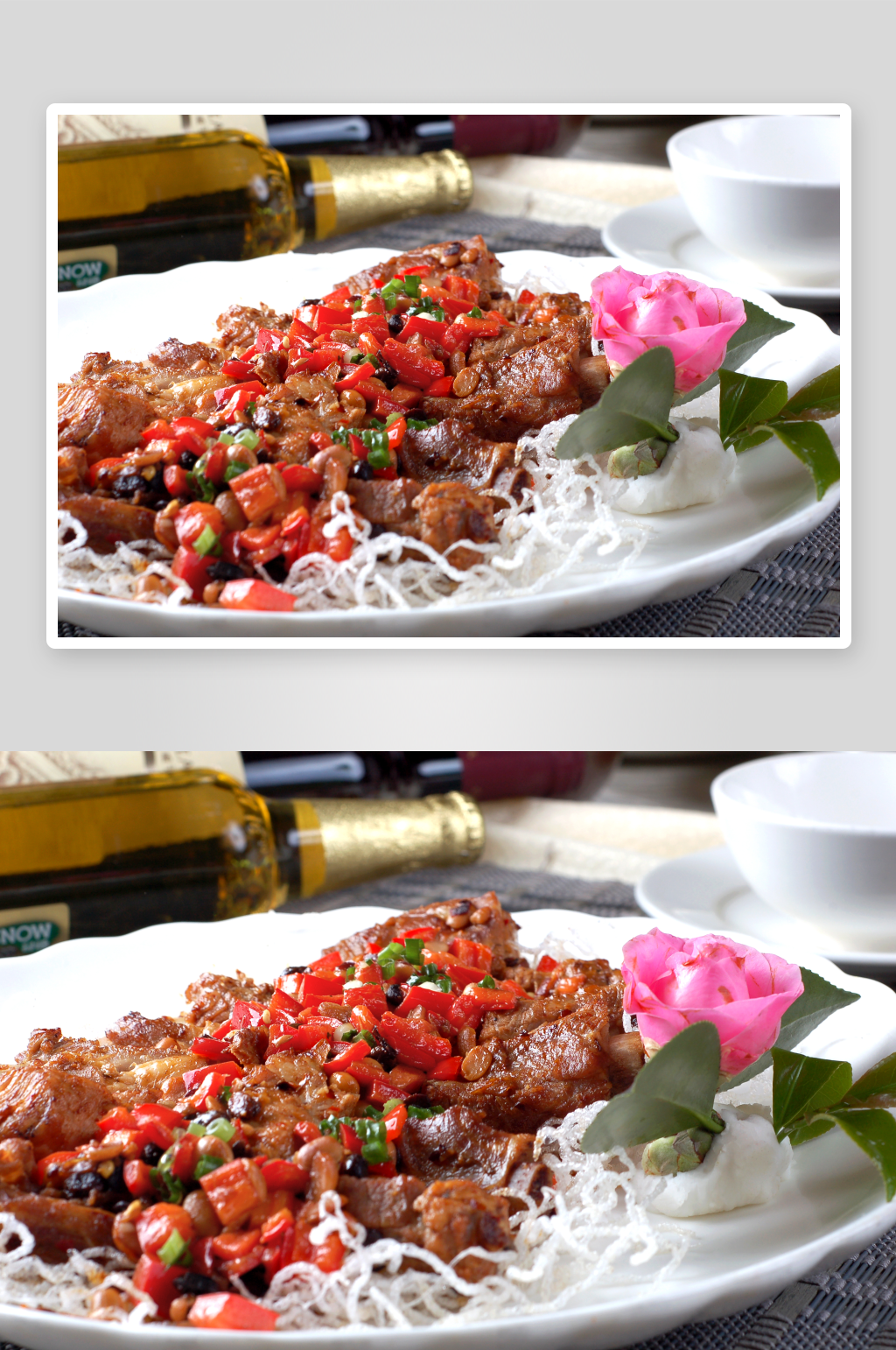 鼓椒仔骨美食高清摄影图素材