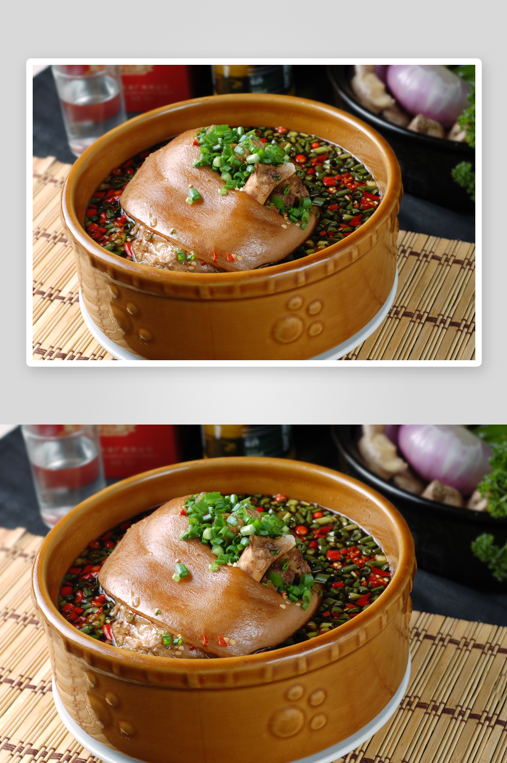 古驿香肘美食高清摄影图素材