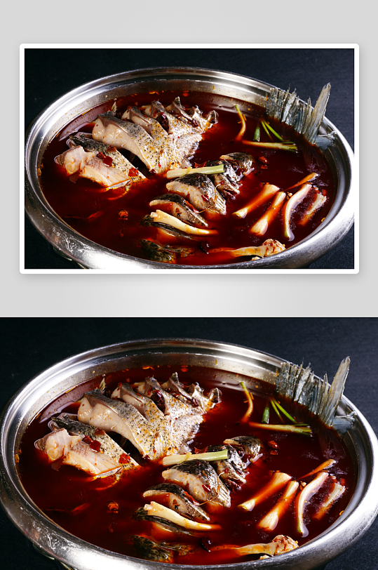 火锅鱼美食高清摄影图