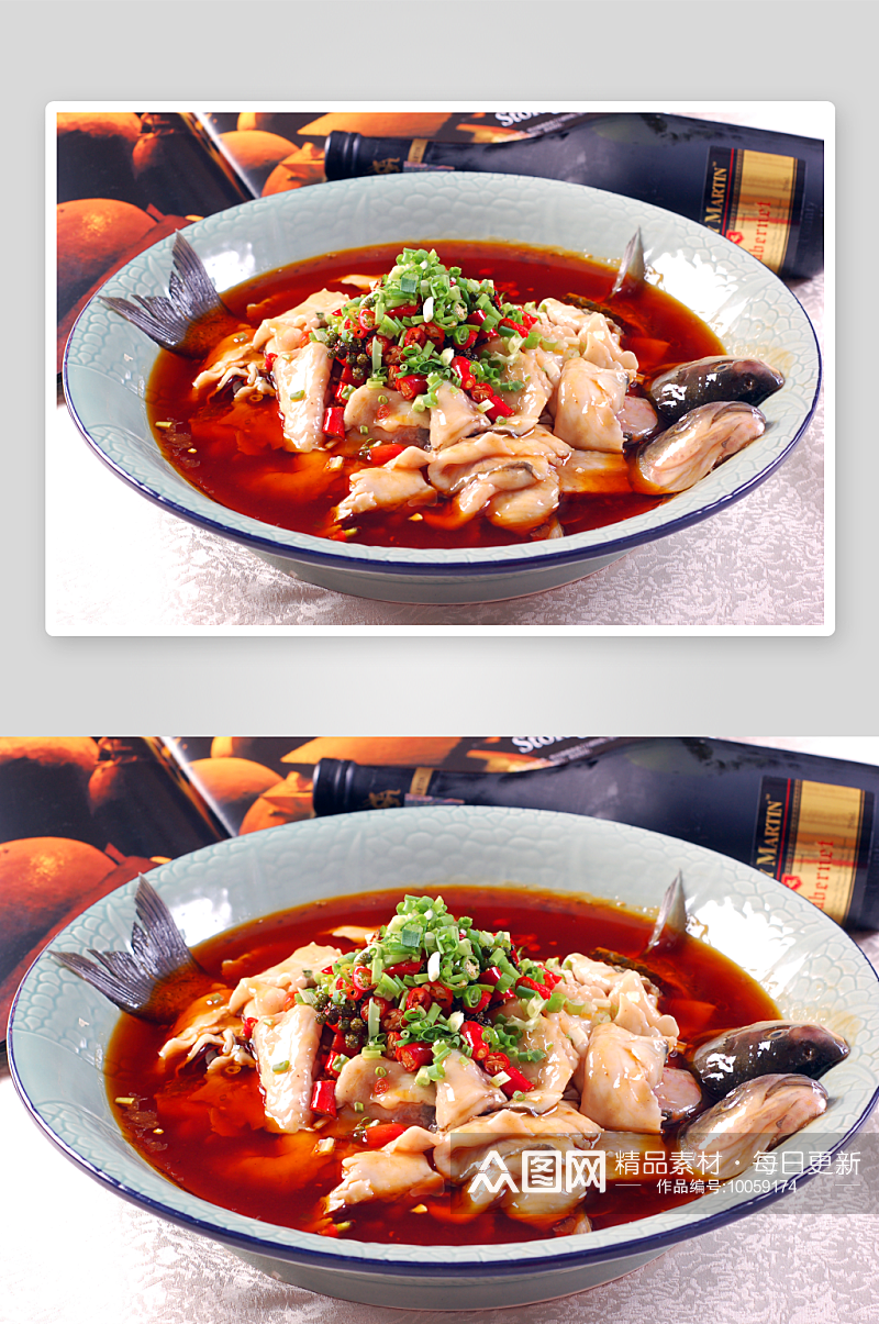 川椒片片鱼美食高清摄影图素材