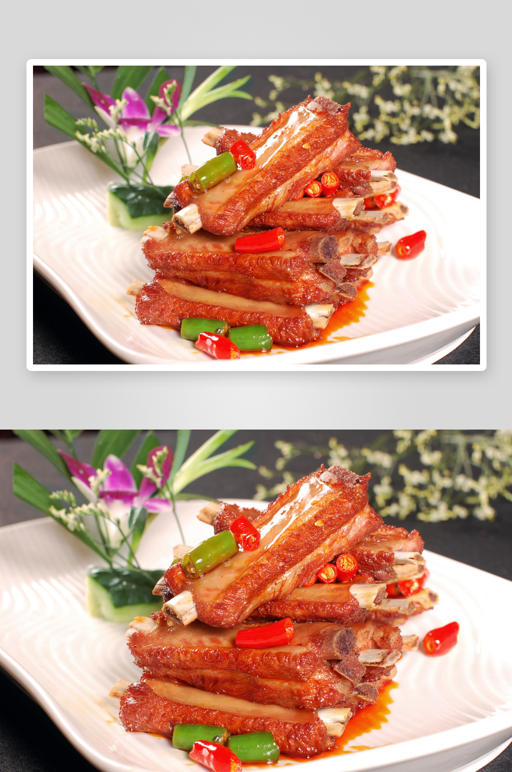 川江排骨美食高清摄影图素材