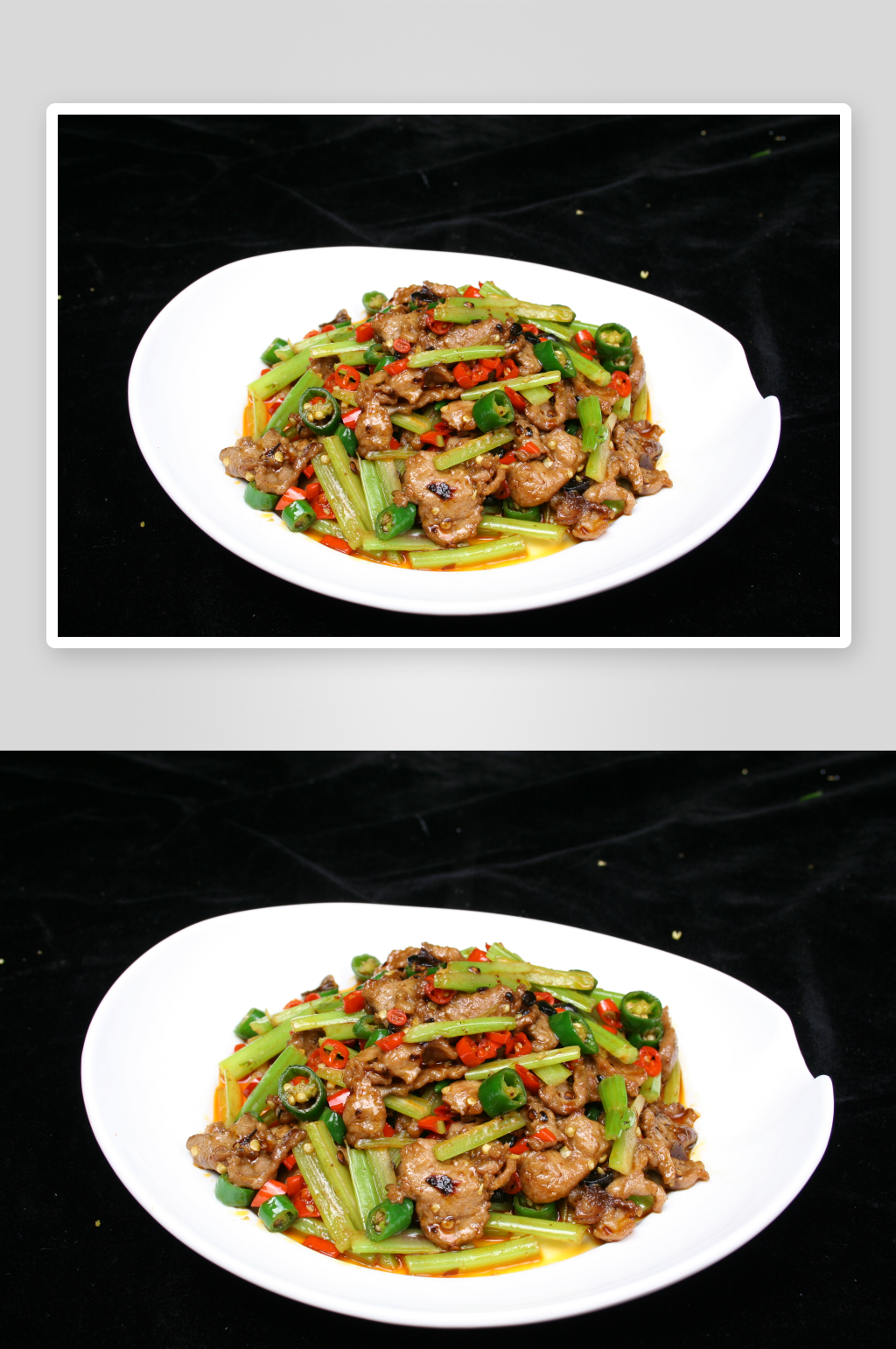 小炒黑山羊美食高清摄影图素材