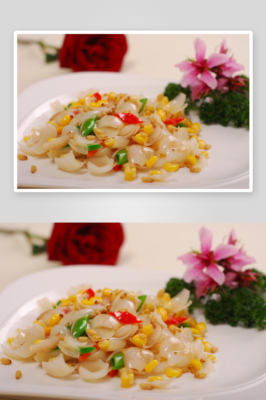 长安百合美食高清摄影图素材