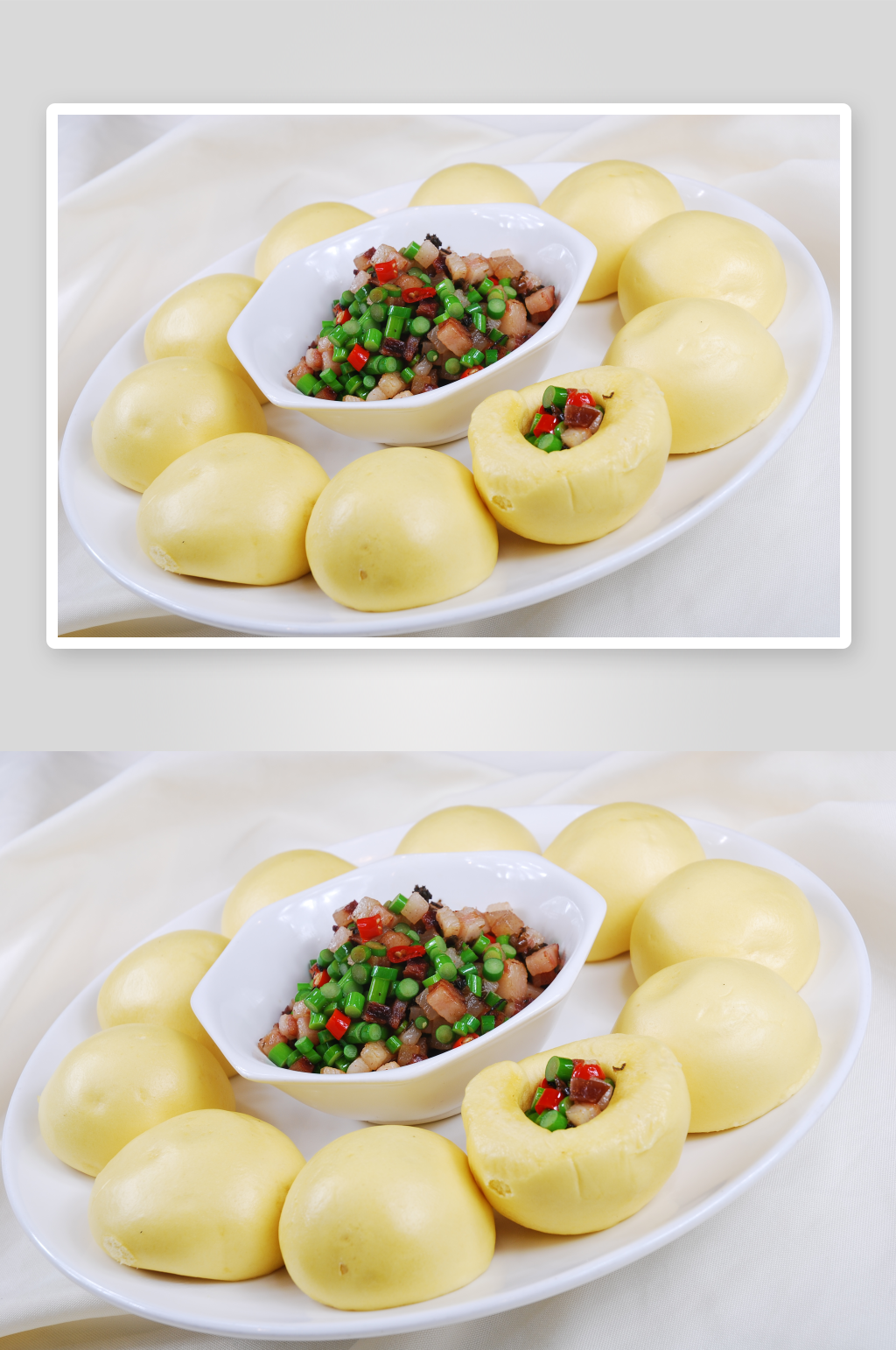 窝窝头太白酱肉美食高清摄影图素材