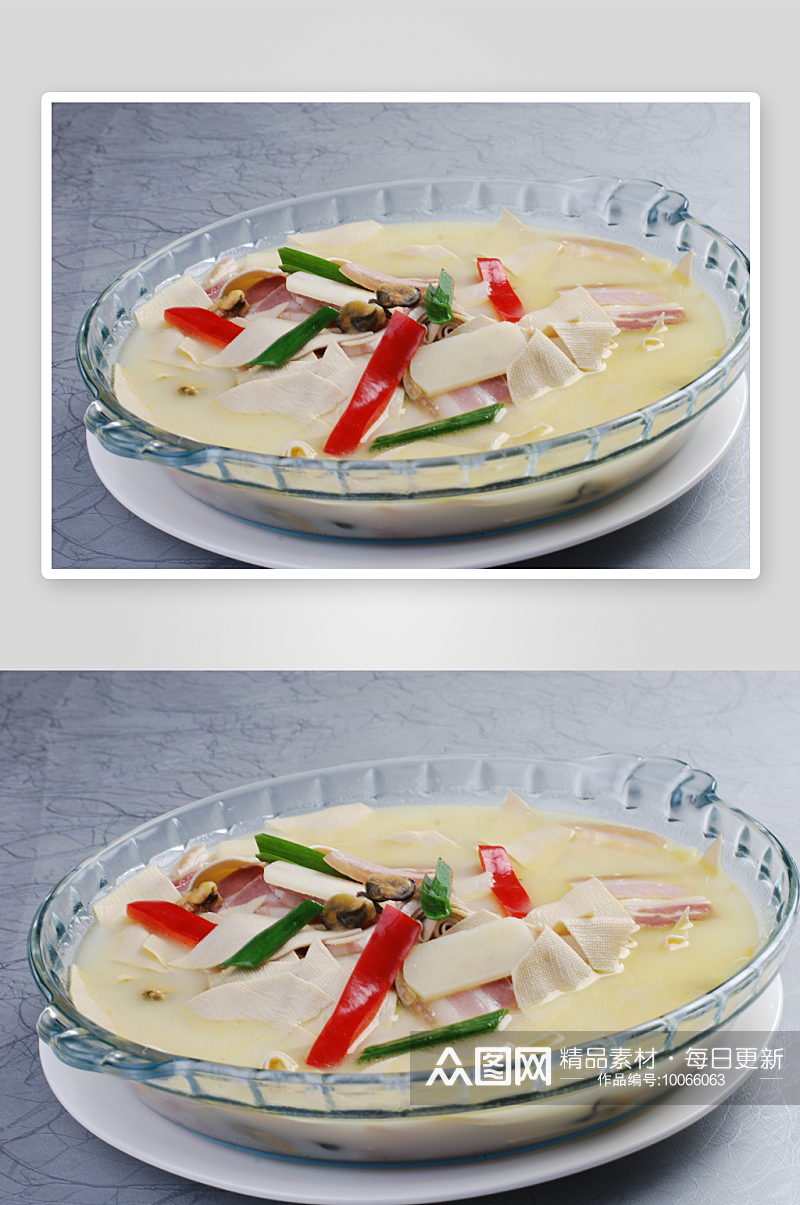 淡菜萝卜煮百叶元美食高清摄影图素材
