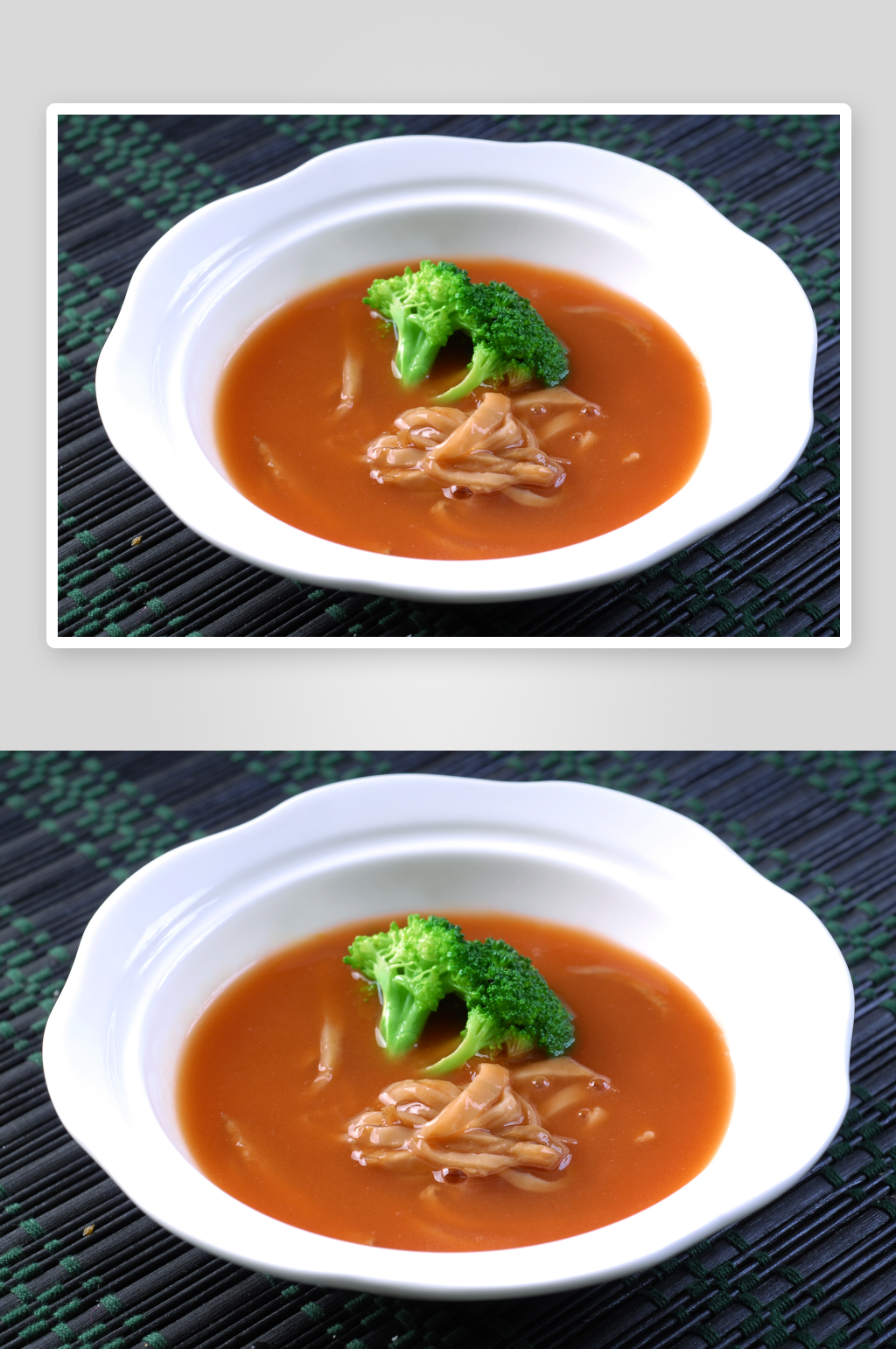 杏鲍菇捞饭美食高清摄影图素材